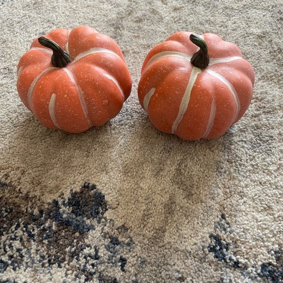 Decorative fall pumpkins set of 2 - Picture 1 of 1